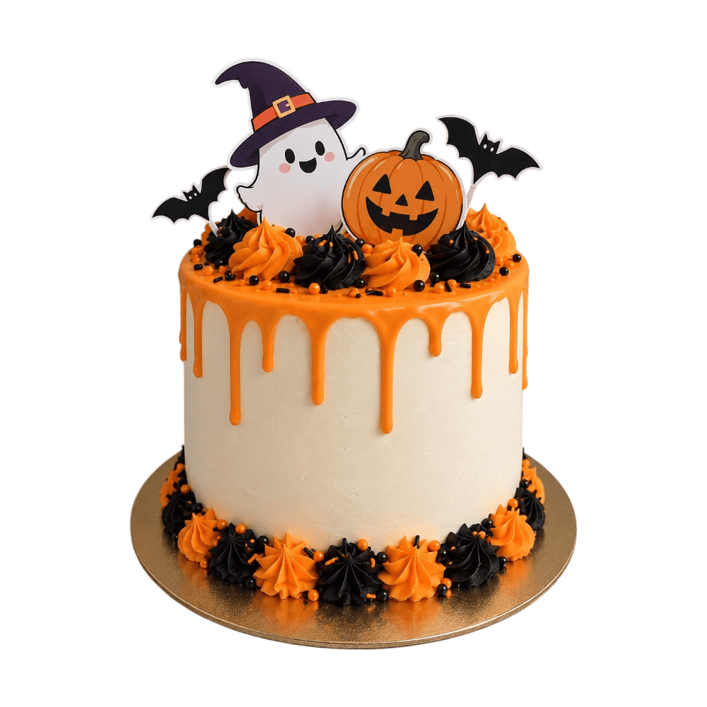 Halloween Drip Tårta Mintarta