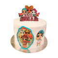 LoL tårta topcake Mintarta