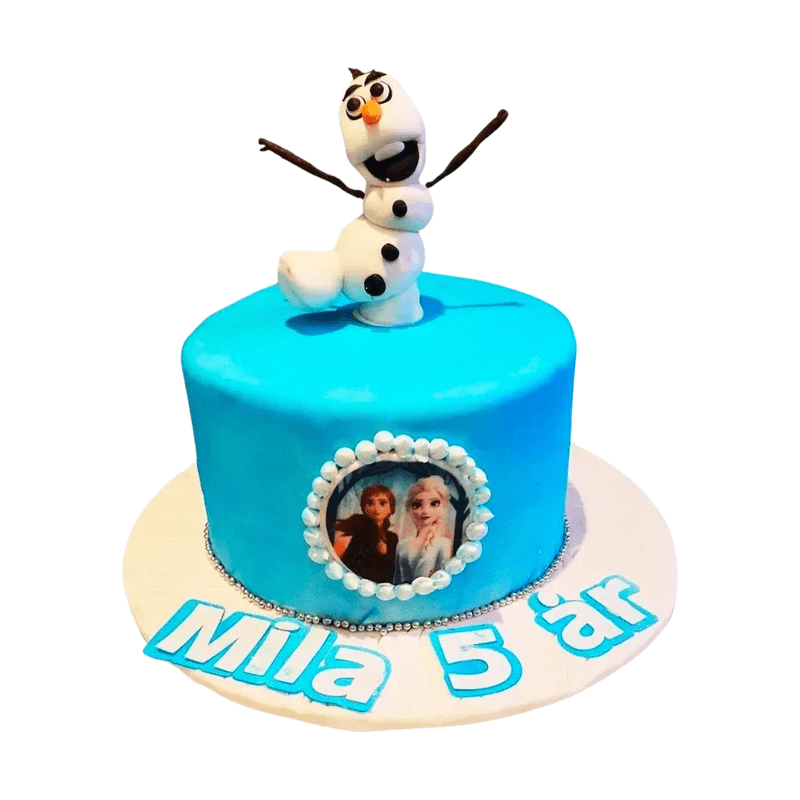 Olaf (Frozen) tårta Mintarta