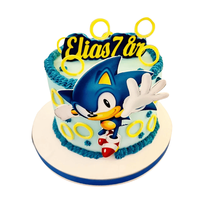 Sonic tårta Mintarta