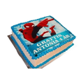 Spiderman tårta fyrkantig Mintarta