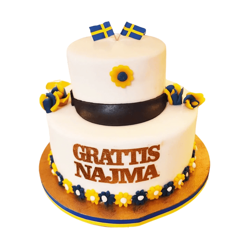 Studenttårta 2 våning Mintarta